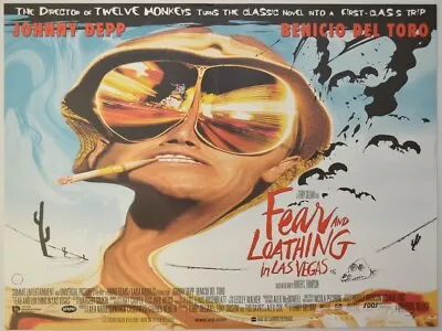 £7.50 • Buy FEAR AND LOATHING IN LAS VEGAS (1998) Original MINI QUAD Poster - Johnny Depp
