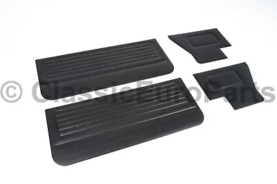 $269 • Buy Euro Black Door Card Set For VW Golf Rabbit Mk1 Convertible Cabrio GTI GTD Votex