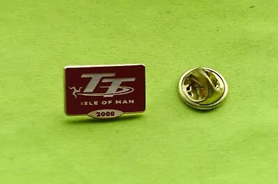 2008 TT Isle Of Man IOM Motorcycle Bike Racing Enamel Badge Pin Lapel • £16.99