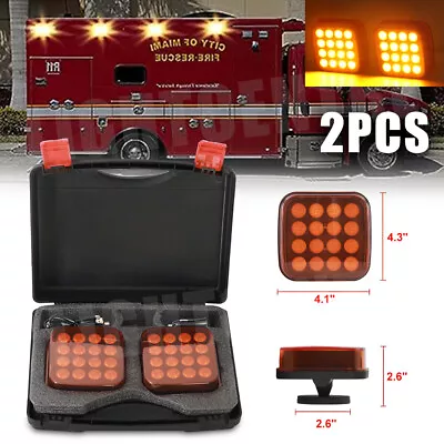 Wireless Tail LED Trailer Tow Lights Kit Magnetic Running For Boat RV Trucks • $54.99