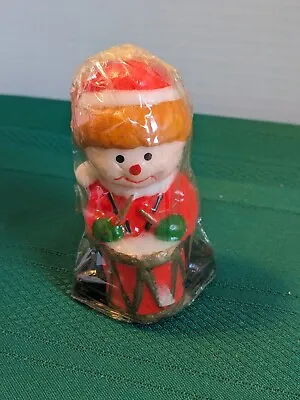 Vintage Wax Candle Christmas Drummer Boy Elf~3  Tall • $8