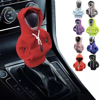Universal Car Gear Shift Cover Funny Knob Hoodie SweatShirt Gear Stick Protector • £3.29