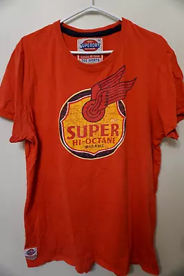 Vintage SuperDry T Shirt Japan Tokyo Mens XXL Red Short Sleeve • $18.95