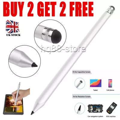 For Tablet IPad Phone Samsung PC Capacitive Pen Touch Screen Stylus Smart Pencil • £3.49