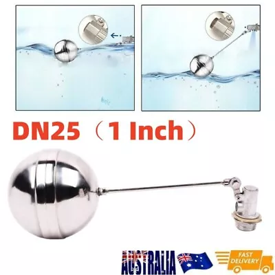 1inch BSP Float Valve Stainless Steel For Automatic Water Cattle Bowl Water Tank • $28.32