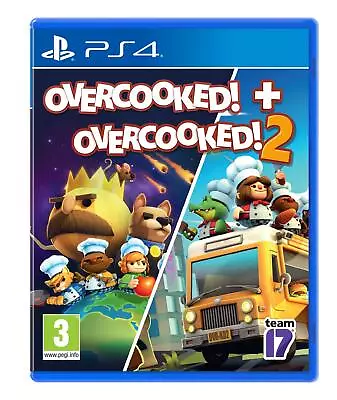 Overcooked! + Overcooked! 2 (PS4) PlayStation 4 Single (Sony Playstation 4) • $43.05