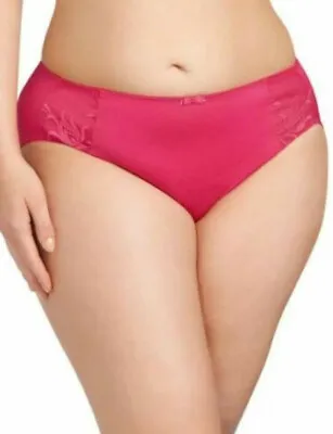 Elomi Caitlyn Collection Brief Panty Raspberry Pink L 8035  • $19.99