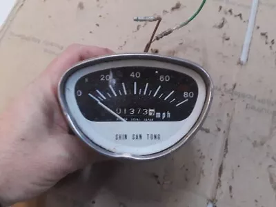 1972 SST 80 Gemini Speedometer Mini Bike Shin San Tong Oem Original • $65