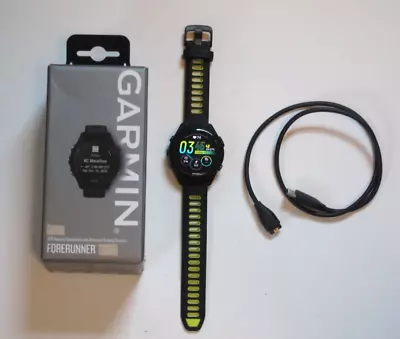 Garmin Forerunner 265S GPS Watch - Black/Amp Yellow • $395