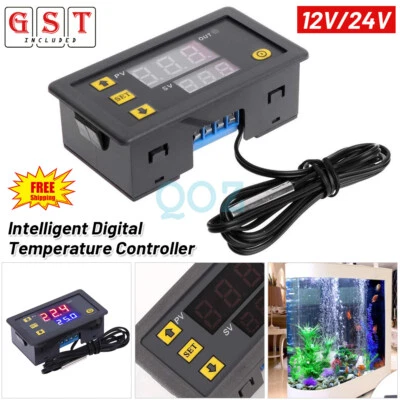 $12.81 • Buy Intelligent Digital Temperature Controller Thermostat Temp Control Switch 12/24V