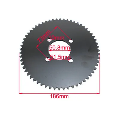 60 Tooth #35 Rear Sprocket For Mini Bike Go Kart Trike ATV Quad 4 Wheeler • $31.99