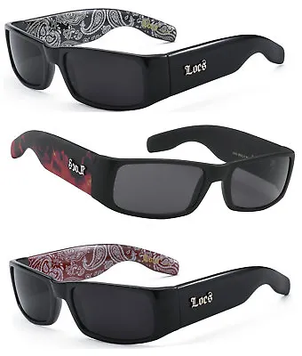 1 Or 3 Pair(s) Mens OG Locs Authentic Rectangular Gangster Cholo Sunglasses • $17.13