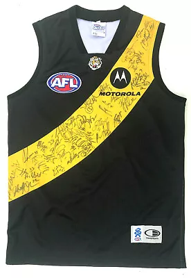 .RICHMOND Signed Jumper AFL 2004 Home Concept Sports Motorola TAC Size Medium/18 • $399.20