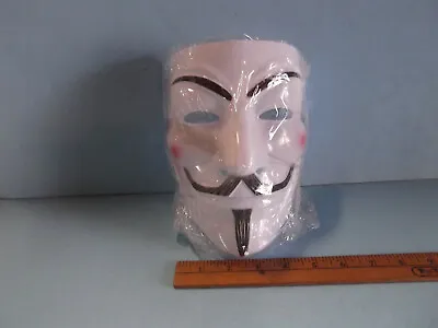 V For Vendetta Mask Anonymous Halloween Plastic Mask  • $11.50