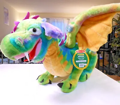 Melissa & Doug ™ Giant XL Western Dragon Stuffed Plush Animal Toy NWT Retired • $35.09