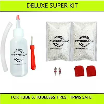 Motorcycle Tire Balance SUPER KIT 2+2oz (4 Total) - TUBE/TUBELESS - TPMS SAFE • $22.49