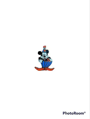 Disney Pin Mickey Mouse Clown Hat Red Shoes & Blue Stripe Pants Mini Pin  • $13.96