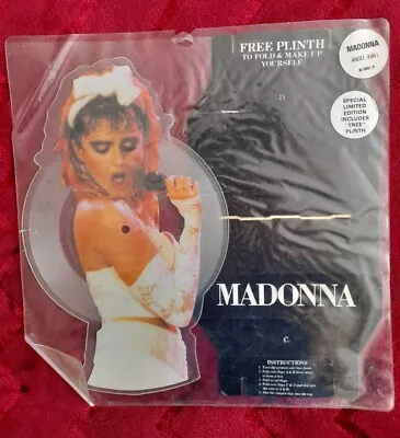 Very Rare 1985 Madonna - Angel  7   Shaped Picture Disc With Plinth  • $99.55