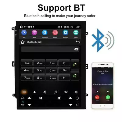 Android 11.0 Quad-core Car Stereo Radio Carplay 9.7 GPS Navi WIFI Bluetooth Kit • $172.48