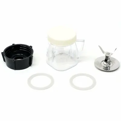Oster Mini-Blend Jar 4937 Ice Blade 4961 Jar Base 4902 And 2 Rubber Gaskets • $9.99