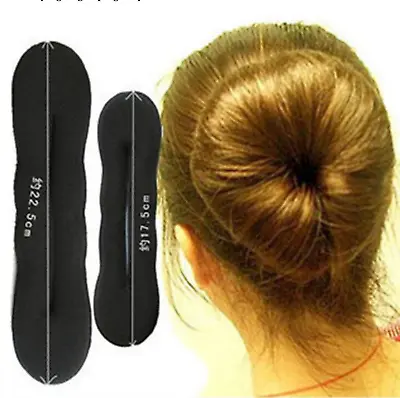 2pcs Magic Sponge Clip Foam Bun Curler Hairstyle Twist Maker Tool Hair Styling  • £3.98