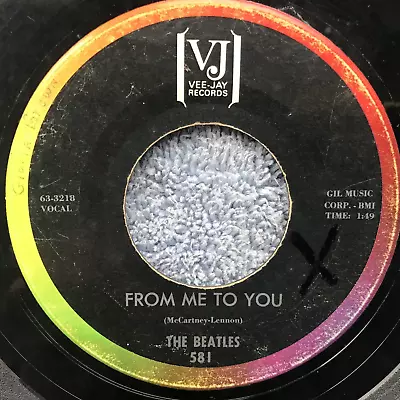 The Beatles Please Please Me / From Me To You 45 Vee-jay  Vg- Vj In Brackets • $6