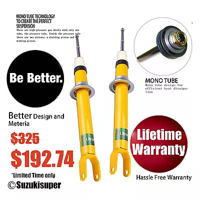 PERFORMANCE MONOTUBE FRONT Ford Falcon FG Shock Absorbers Sedan Ute XR6 XR8 L&R • $189.95