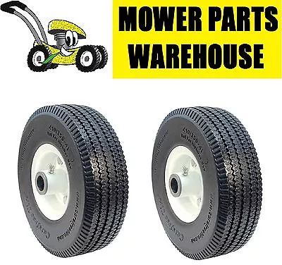 (2) New 72310001 Velke Carefree Flat Proof Tire Wheel 410/350-4 W/ Bearing • $149.95