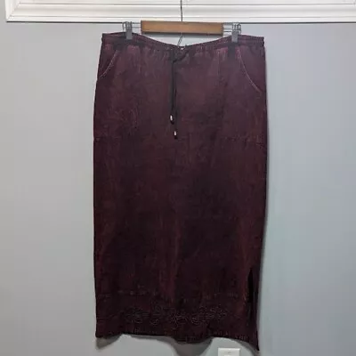 Produce Company Long Distressed Maxi Skirt Size XL • $13
