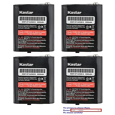 Kastar 1650mAh Ni-MH Battery For Motorola 53615 TalkAbout T5320 TalkAbout T5400 • $15.89