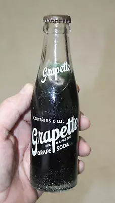 Columbia Sc Grapette Soda Bottle 6 Oz Acl Full • $16.99