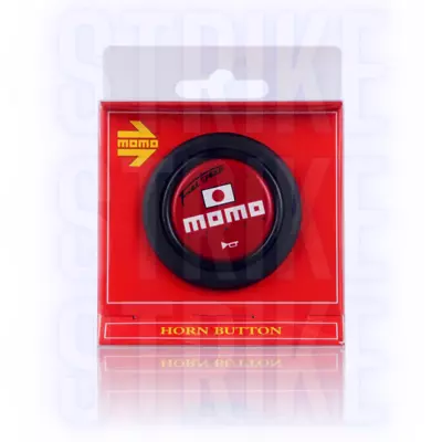 For MOMO Black / Red Steering Wheel Horn Button Sport Competition Tuning 59mm • $26.99