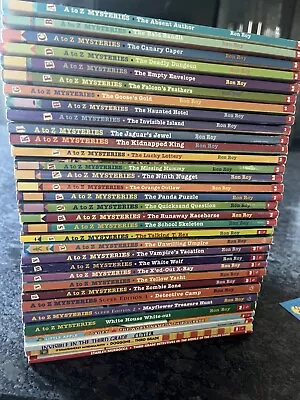 Complete A To Z MYSTERIES~Lot All Set Series Ron Roy Third Grade Chapter Level • $89.99