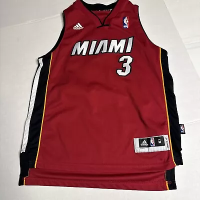 Miami Heat Dwyane Wade Jersey Adidas Youth Size Medium • $17.99