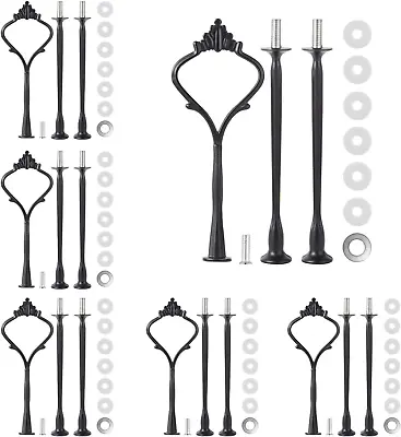 £18.64 • Buy 6 Set Cake Stand Fittings Kits Tiered Tray Hardware For Cake Stand Mold Crown 3
