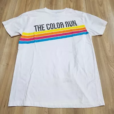 The Happiest 5k On The Planet/The Color Run Mens Short Sleeve T-Shirt Sz Large • $4.75