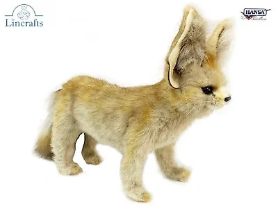 £43.99 • Buy Hansa Fennec Fox Plush Toy - Lifelike Detail, 29cm Size - Ideal Gift UK Seller