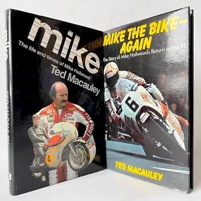 Mike (Hailwood) + Mike The Bike - Again By Ted Macauley (2 X Hardbacks) Free P&P • £14.99