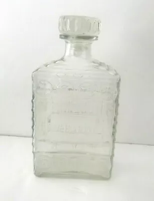 Vintage I.W. Harper Kentucky Whiskey Bourbon Glass Bottle Decanter Top Etch • $8.50