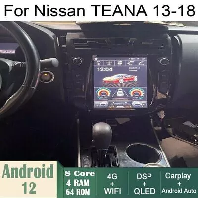 Car Android GPS Navigation Wifi 10.4  For Nissan Teana Altima 13-18 Radio • $827.39