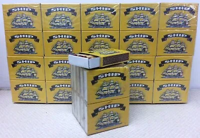 100 BOXS OF SHIP SAFETY MATCHES BRAND NEW (1 Pack Of 10 Boxes)| UK Free Dispatch • £6.99