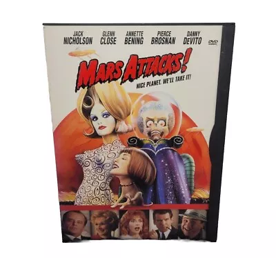 Mars Attacks (DVD 1997 Standard And Letterbox) Jack Nicholson Danny DeVito • $6.84