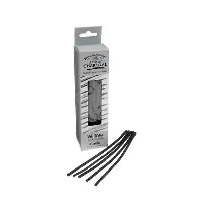 Winsor & Newton Artists Willow Charcoal Thin 12 Sticks. For Drawing Sketching • £5.34