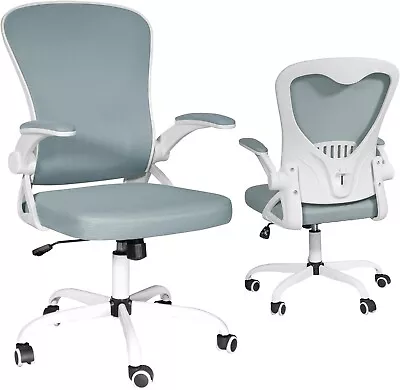 Executive Office Chair Swivel Task Desk Chair With Flip-Up Armrest • $45.59