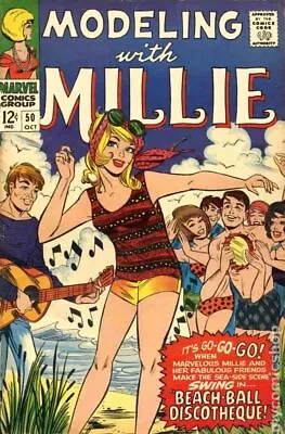 Modeling With Millie #50 VG- 3.5 1966 Stock Image Low Grade • $8.50