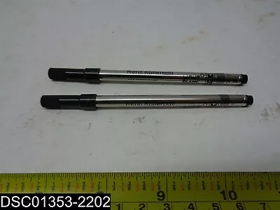 QTY=1 Pack Of 2: 128231 Montblanc Rollerball Pen Refills Mystery Black Medium • $19.74