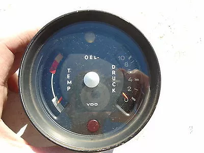 Porsche 911 Oel Druck Gauge Temp Oil Press 90564150110 Sporto T L Instrument S  • $395