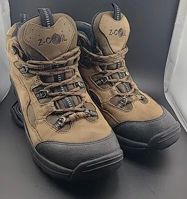 Z Coil Sneakers Comfort Orthopedic Shoes Women's Size 10 Brown Leather Boot • $43.99