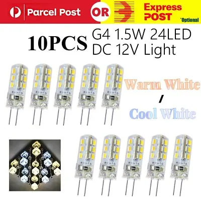 10X G4 1.5W 24LED SMD Capsule Corn Light Bulb Replace Halogen 12V Warm Cool Whit • $8.43