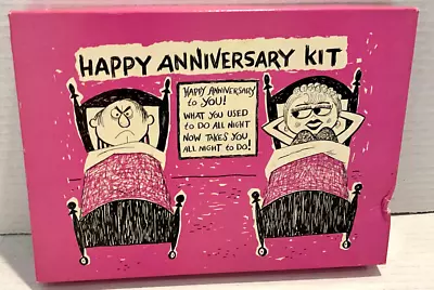 Anniversary Kit Novelty Funny Dirty Joke W/11 Charms Gag Prank Box Vintage • $25.50